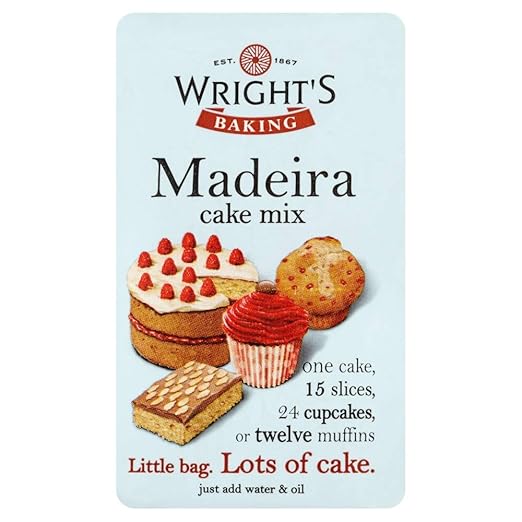 Wright's Baking Madeira Cake Mix, 500 g Amazon.co.uk Grocery