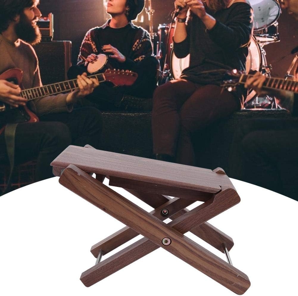 Wood Guitar Footstool, Folding Classical Guitar Foot Rest