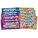 Razzles Gum Candies 12-pack Variety, 1.4 oz. Packages [3 of each flavor]