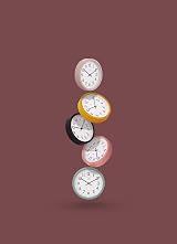 Acctim Elstow 22843 Wall Clock in Soot Black 20cm Quartz view 4