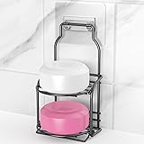 2-Tier Shower Soap Shampoo Bar Holder, Self