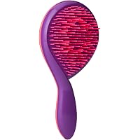 Michel Mercier Pack And Go Detangler – Mini-Entwirrbürste Für Dickes Haar, Mit Kopfhautmassage, Turkis-rosa