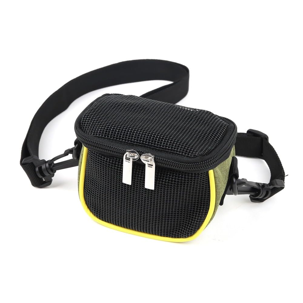 Small Pet Carrier,Double Zips Pets Travel Bag Breathable Hamster Carrier with Removable Liner for Small Animal