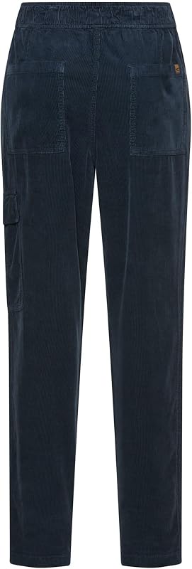 Damen Cargo-Hose aus Reiner Baumwolle Nachtblau, womenswear-30/30