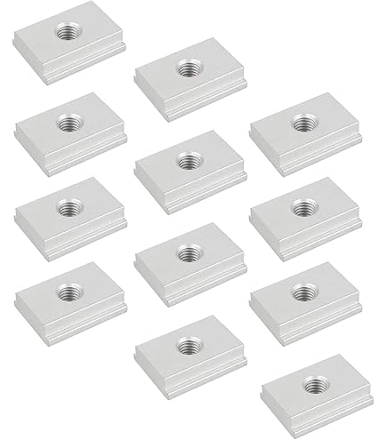 M8 T-Track Sliding Nuts 5 Pieces Aluminum Alloy Groove Nut For