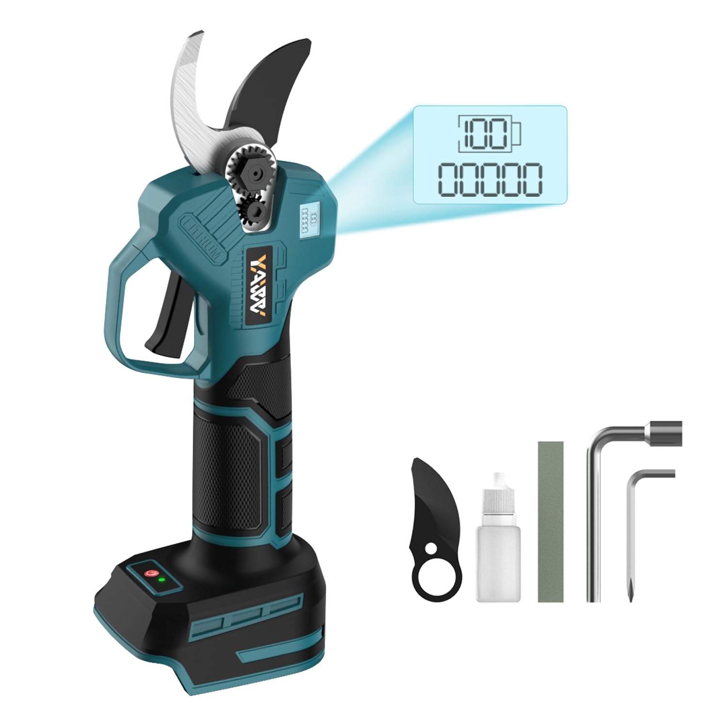 Photo 1 of ***PARTIAL SET /MISSING BATTERY PACK*** Brushless Electric Pruning Shears for Makita 18V Battery, Portable Cordless Pruning Shears with LCD Display?SK5 Blades, Adjustable Cutting Diameter 0.8-1.2 Inch for Gardening Tree Pruning(NO Battery)