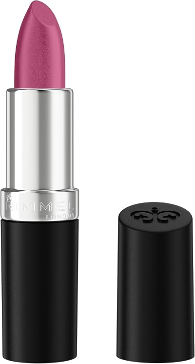 Rimmel Lasting Finish Lipstick Amethyst Shimmer 084 Creamy Satin 8 HR Wear