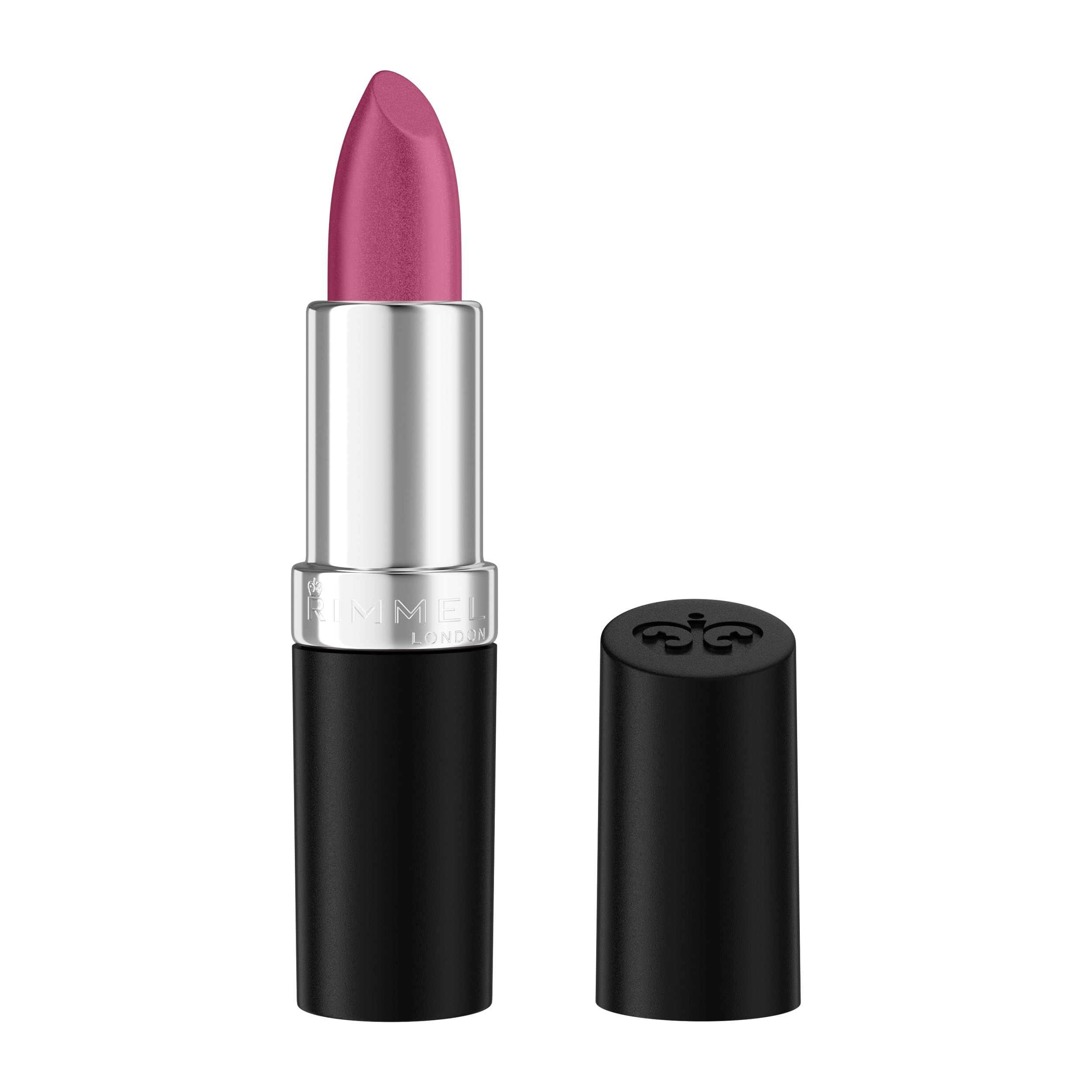 Rimmel Lasting Finish Lipstick 084 Amethyst Shimmer, Creamy Satin Finish, Long Lasting 8 HR Wear, Comfortable Formula, Rich Pigment