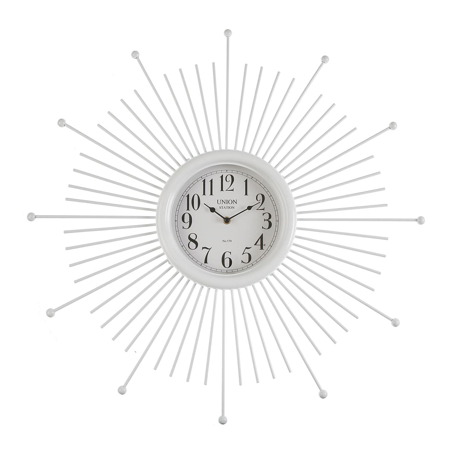 BigBuy Home RELOJ PARED METAL 68 CM