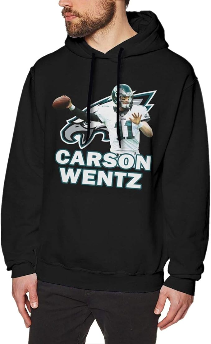 Men's Carson #11 We-Ntz Hoodies Pullover Hooded Sweatshirt Black at Amazon Menâs Clothing store