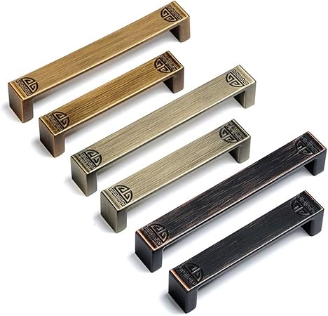 CuteLife Tiradores de Puerta de Armario Pack de 6 Tire Gabinete del