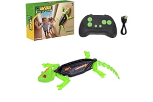 ariarly Wall Climbing Remote Control Chameleon for Kids 2.4G Rechargeable 360° Rotating RC Gecko Lizard Robot Animal Toys Fle