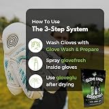 GloveGlu Glove Care Essentials Pack Original Fresh Wash Prepare 3 x 50ml view 6