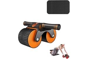 Btolin Ab Roller Wheel, Automatic Rebound Abdominal Wheel, for Abdominal & Core Strength Training, The Perfect Gym and Home Fitness Equipment.