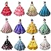 Sakiyr Doll Clothes, Doll Dresses - Quality Fashion Wedding Party Gown Outfits for Doll Xmas-Gift (6PCS-Random)