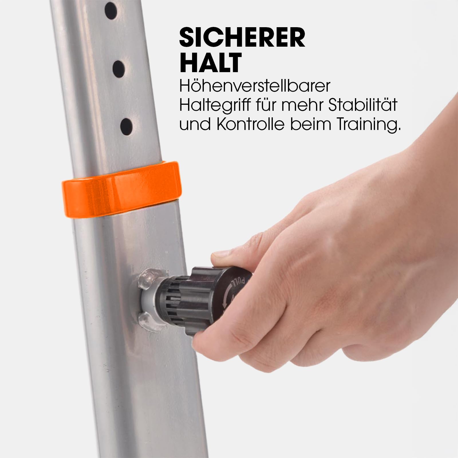 Mediashop Vibro Shaper - leistungsstarke Vibrationsplatte für Zuhause mit Griff - Vibrationsboard für Ganzkörper-Workout & Muskeltraining - Vibrationsgerät inkl. Fitnessbändern - Fitnessplattform 3