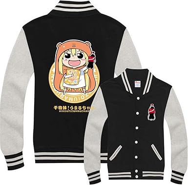 Amazon Com Himouto Umaru Chan Baseball Jacket Cosplay Cotton Autumn Winter Hoodie Coat Clothing