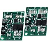 HiLetgo 2pcs Solar Panel Automatic Control Switch 1000mA Solar LED Lamp Control Board Courtyard Garden Lamp Control Switch 3.7V Constant Current Drive Charging Discharging Protection