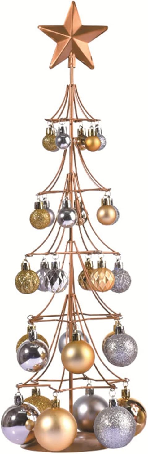 Tree Stands - LIBOOI Iron Christmas Tree, Spiral Christmas Tree Wrought Iron Ornament Tree Display Stand Holder for Christmas Party Decorations