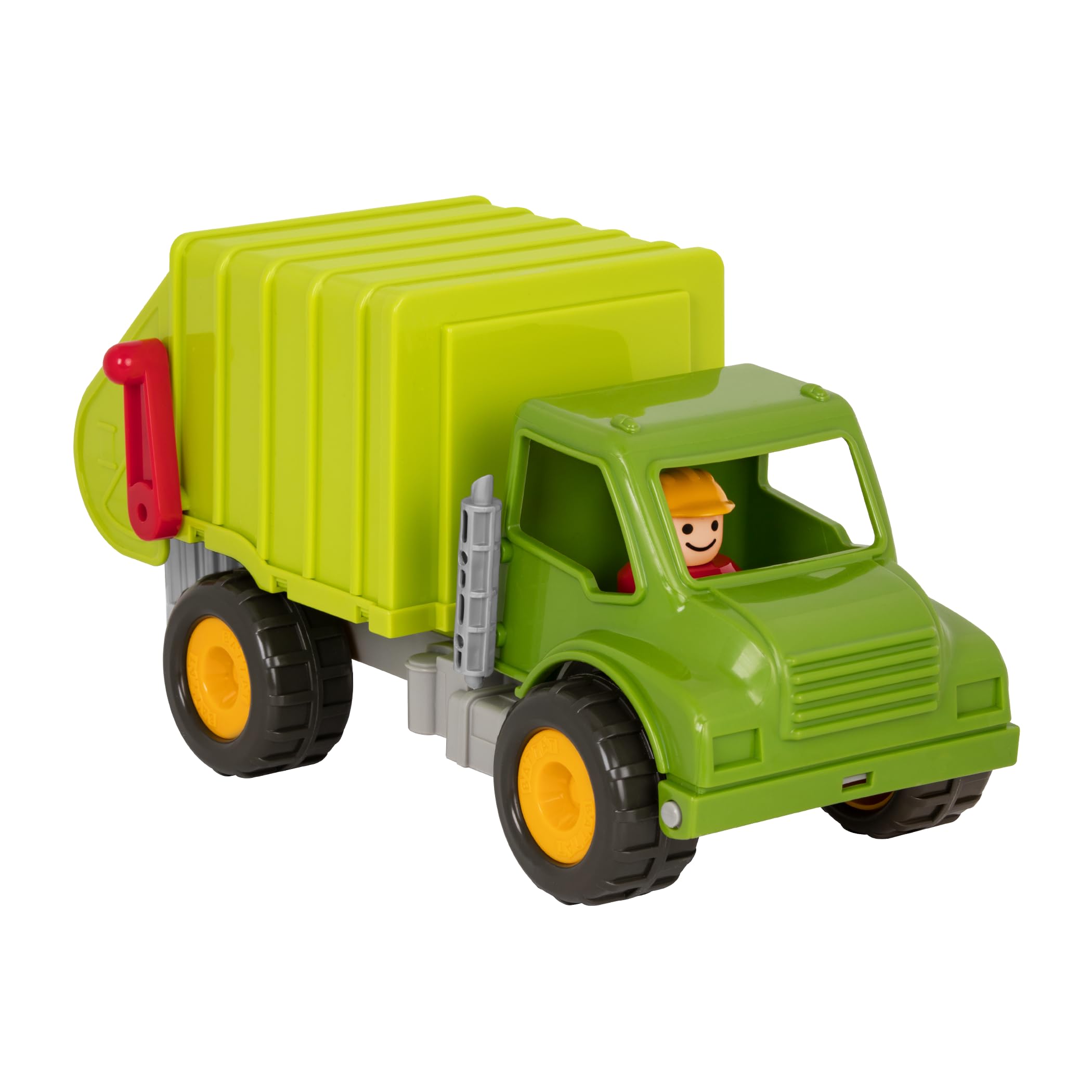 Battat – Green Recycling Truck – Classic Toddler Trucks – Eco – Friendly Toy – Soft Rubber Wheels – 18+ Months – Garbage Truck