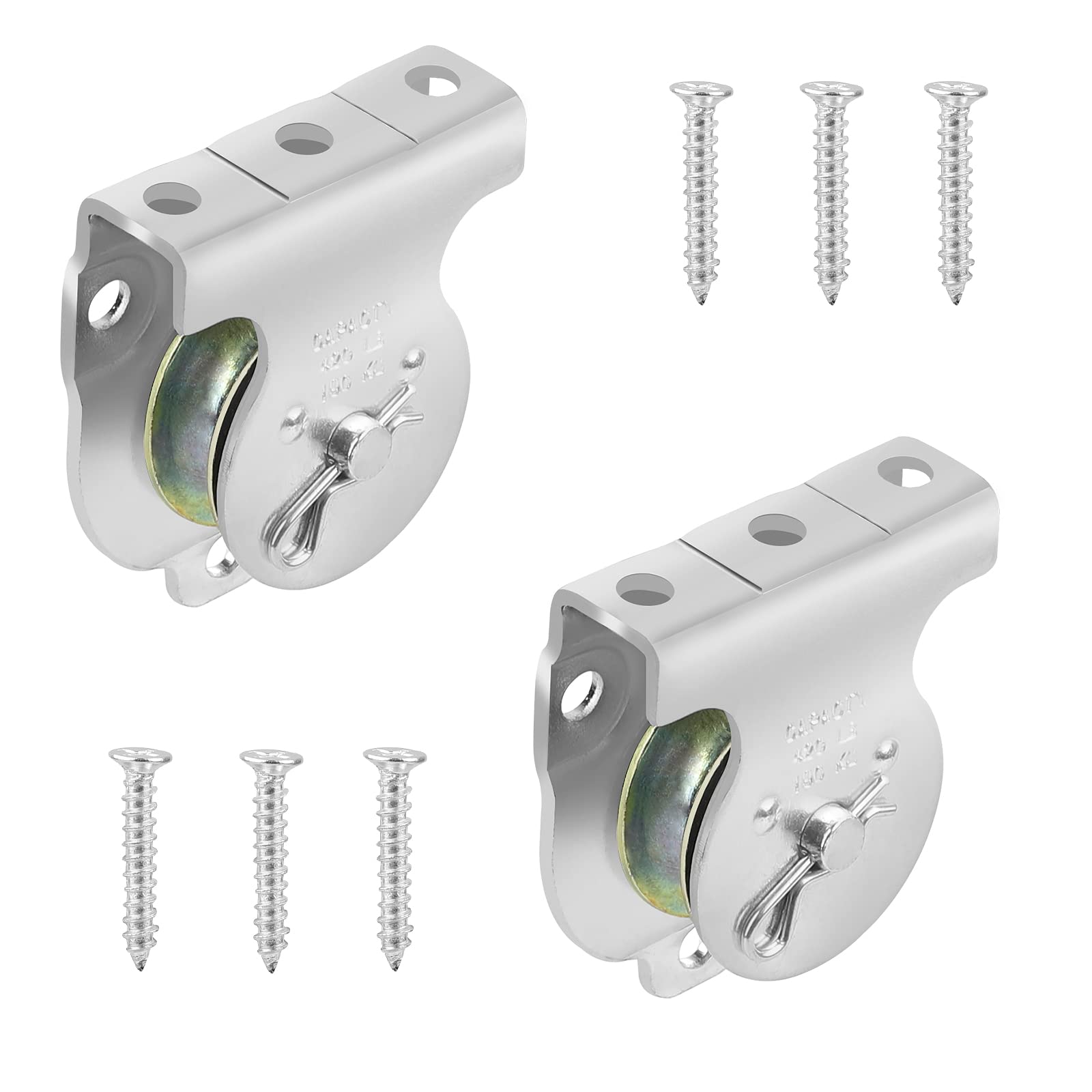 DBREAKS Pulley Pulley (2 Pieces) Pulley Pulley Single Set for Ropes Steel Cable