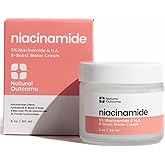 natural outcome Niacinamide Moisturizer – Oil-Free Non-Comedogenic Face Moisturizer with Niacinamide, Lightweight Hydrating Cream for All Skin Types, Vegan, Organic, and Cruelty-Free Skincare