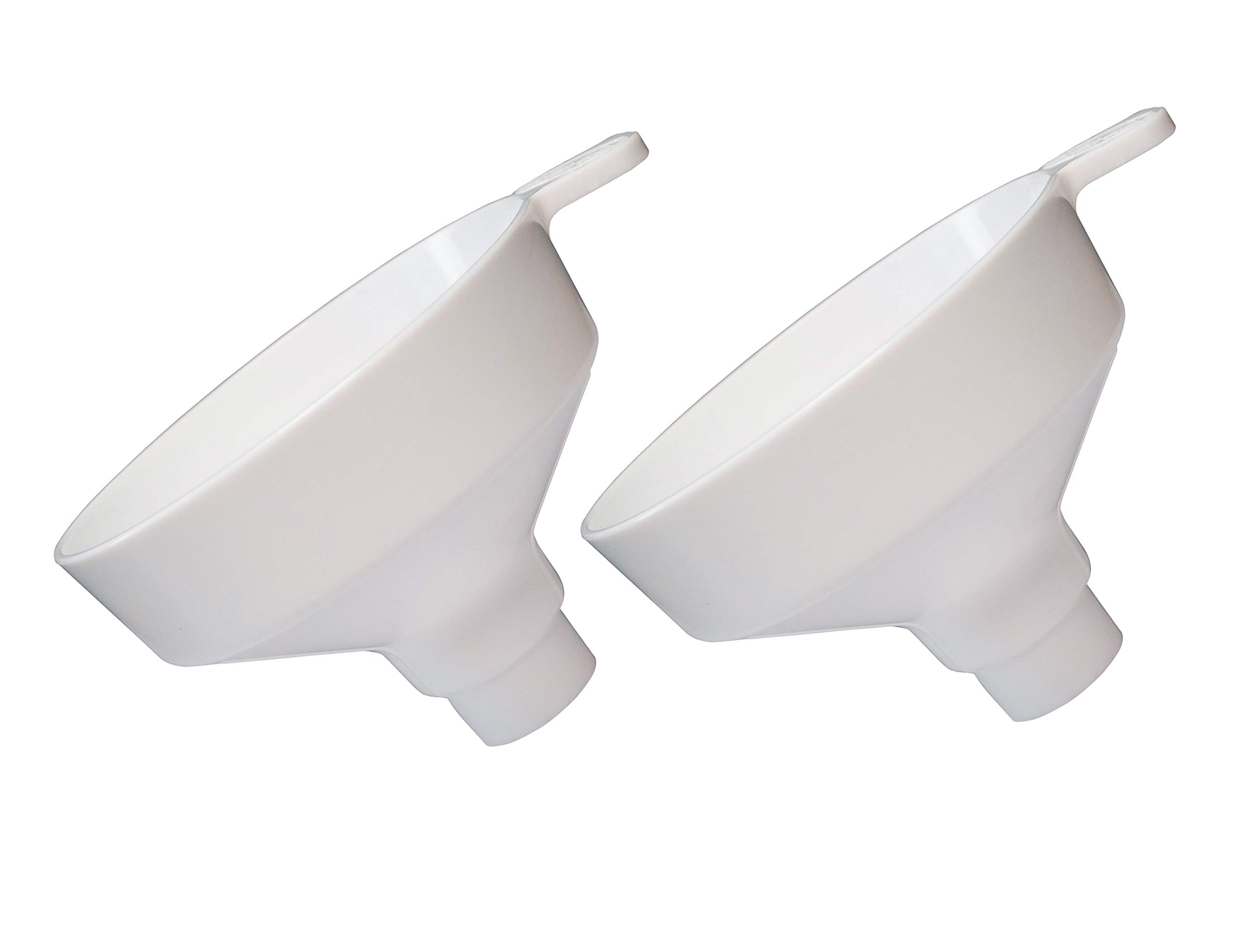 Plastic Funnel with Integrated Strainer Filter 125 µm Set of 2