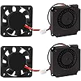 4PCS 3D Printer Brushless Cooling Fan 40x40x10mm DC12V Oil Bearing Blower Fan Turbo fan with 2 Pin Terminal for Hotend Extruder Heatsinks Makerbot MK7 MK8 CPU Chip Arduino Creality Ender 3 Ender 3 Pro