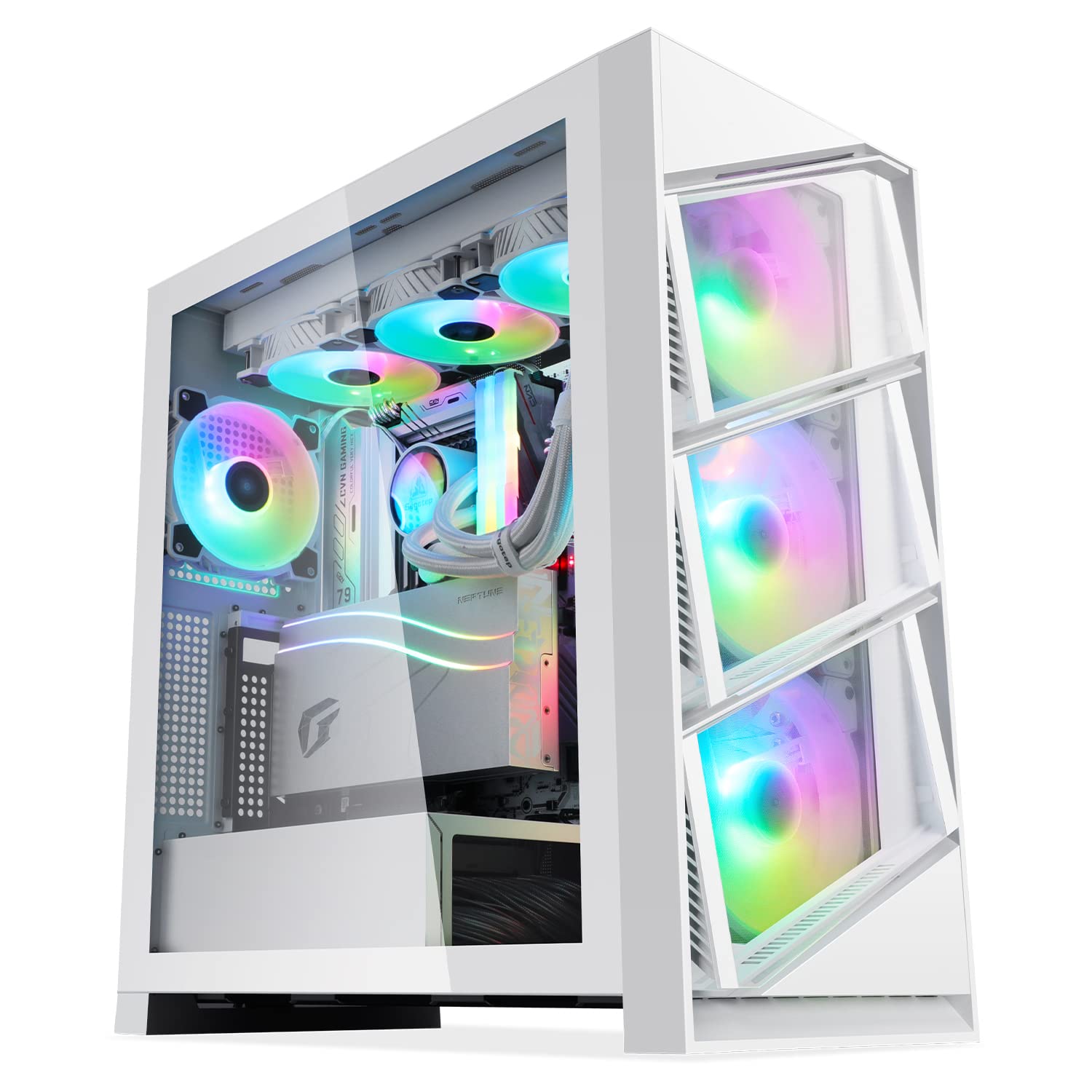 Segotep T3 White Mid-Tower ATX Gaming PC