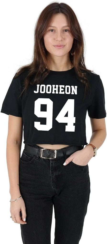 Sanfran - Jooheon 94 Top Fashion Monsta X Kpop Fangirl Members Crop Top Shirt