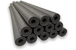 Oodles of Noodles Clamp-On Standard Size Foam Noodles 12 Count - Black