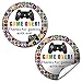 Game Over, Video Game Birthday Party Sticker Labels, 40 2
