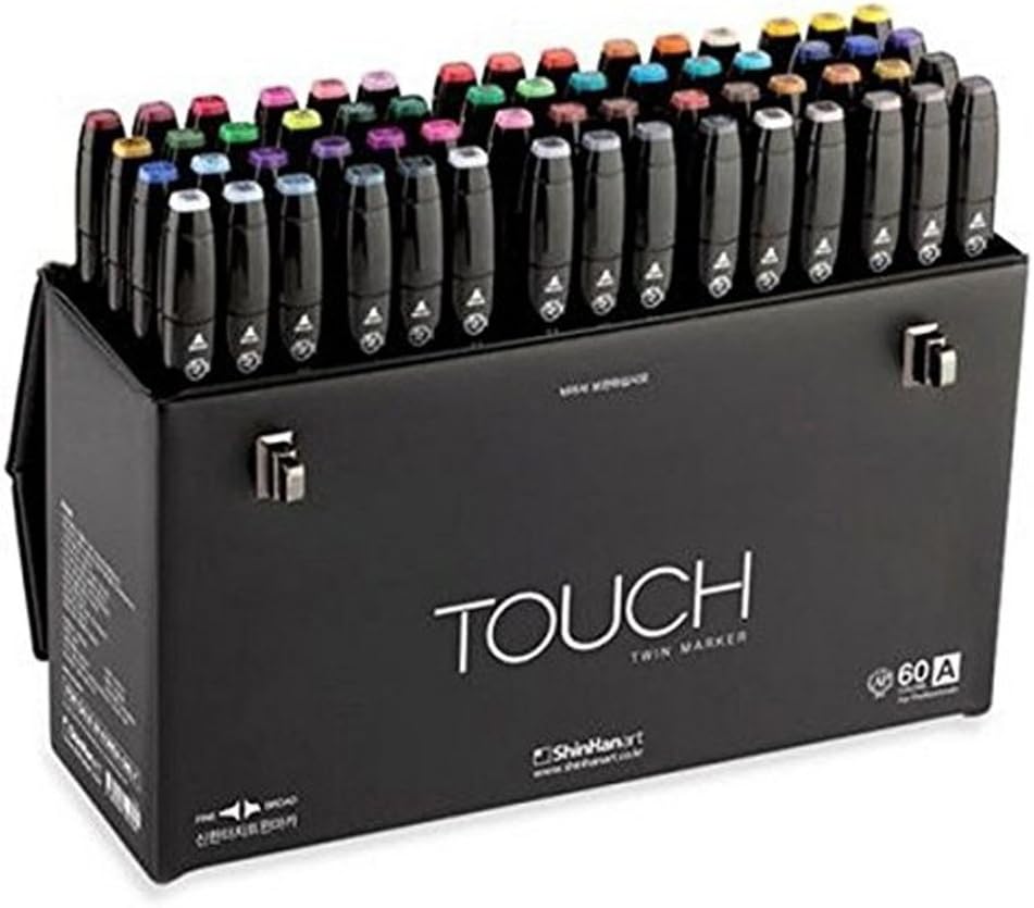 Shinhan Art Touch Twin 60 Marker Set 60a Set Amazon.co.uk Kitchen & Home