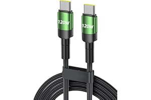 USB C to Type C Cable 6.6FT, 120W USB C Cable Braided Type C Charger Cable Fast Charge for iPhone 17/17Pro/16/16Pro/16Plus/15