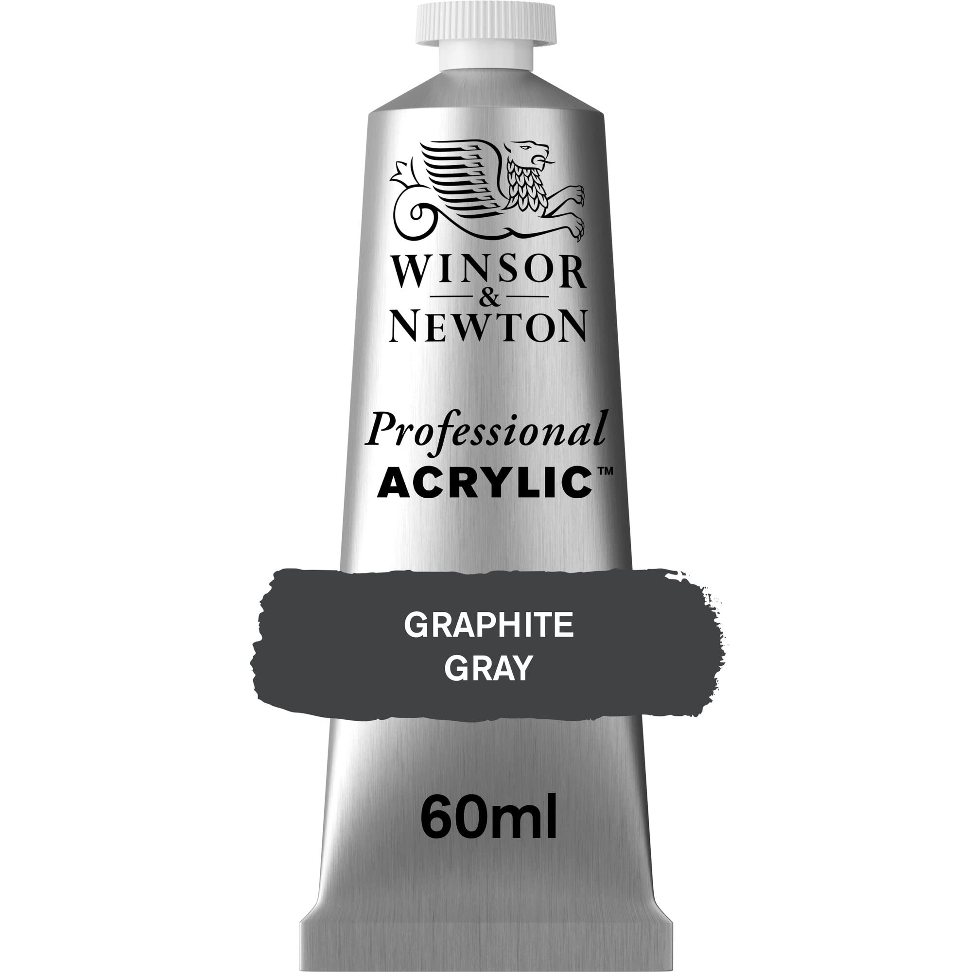 Winsor & Newton 2320292 Professional Acrylic Colour - Graphite Grey, 60 ml (Pack of 1) — image 1