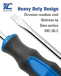 ROTATION 8-Piece Magnetic Screwdrivers Set with