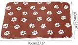 tifee 6 Pieces Pet Blanket Cushions 60x70 cm Multicolor Paw Print view 7