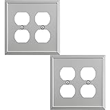 OKAWYC Double Duplex Outlet Light Switch Cover Aria