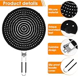 Jetcloud 32cm Silicone Splatter Screen with Foldable Handle - Heat Resistant view 4