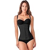 Ann Chery 2028 Corset Waist Trainer for Women | Colombian Semi Vest Cincher with Adjustable Straps | 3 Hook Latex Shaper