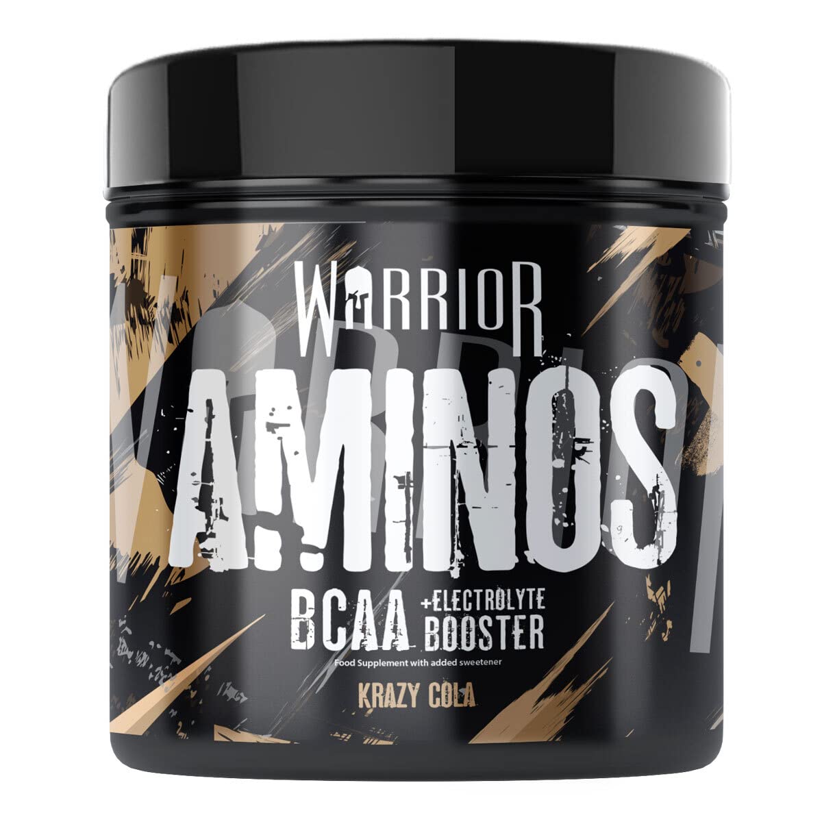 Warrior Aminos BCAA Electrolyte Powder 360g – 8:1:1 Leucine Isoleucine Valine + Glutamine – Zero Sugar Keto Vegan Intra Workout Muscle Recovery Fitness Hydration Electrolytes Pre Workout - Crazy Cola
