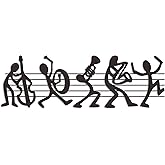 Incredible Marching Band Wall Sculptures - Exquisite Music Notes Wall Art - Unique Gift for Music Lovers - Enhance Any Room Aesthetics