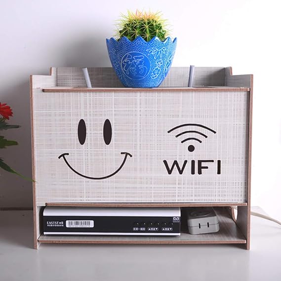 SLMY - Estante flotante para componentes de televisión, consola de