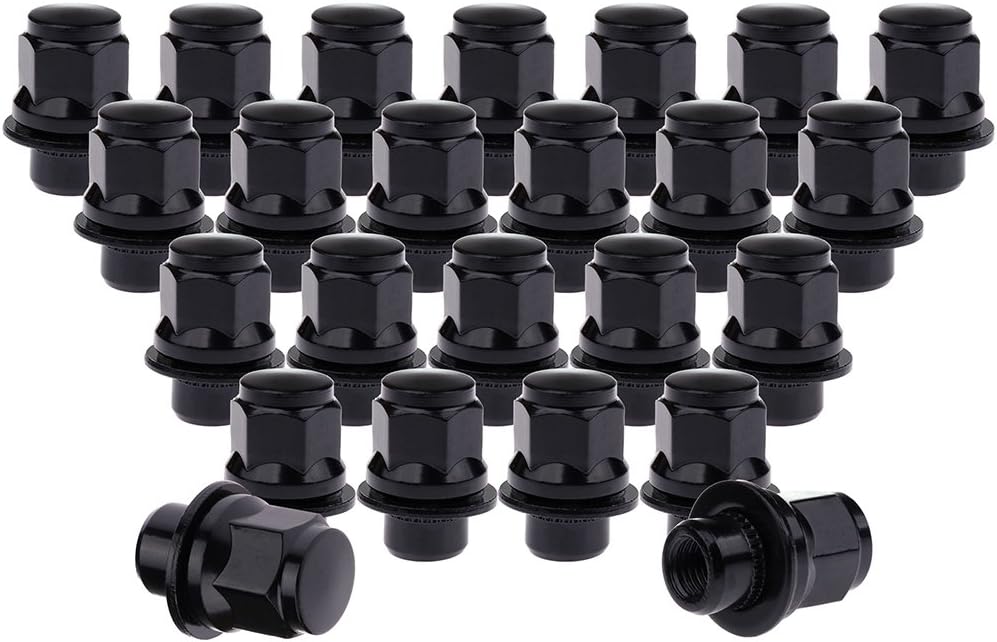 20 x Chrome Tuner Wheel Nuts M12x1.5 Fits Toyota Corolla Hilux Land