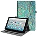 Fintie Case for Amazon Fire HD 10 Tablet (Compatible with 7th and 9th Generations,2017 and 2019 Releases) -[Multi-Angle Viewing] Folio Stand Cover with Pocket Auto Wake/Sleep, Shades of Blue