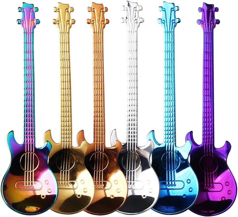 nuoshen Guitar Coffee Teaspoons
