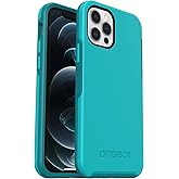 OtterBox Symmetry Series Case for iPhone 12 & iPhone 12 PRO (ONLY) Non-Retail Packaging - (Rock Candy (Scuba Blue/Lake Blue))