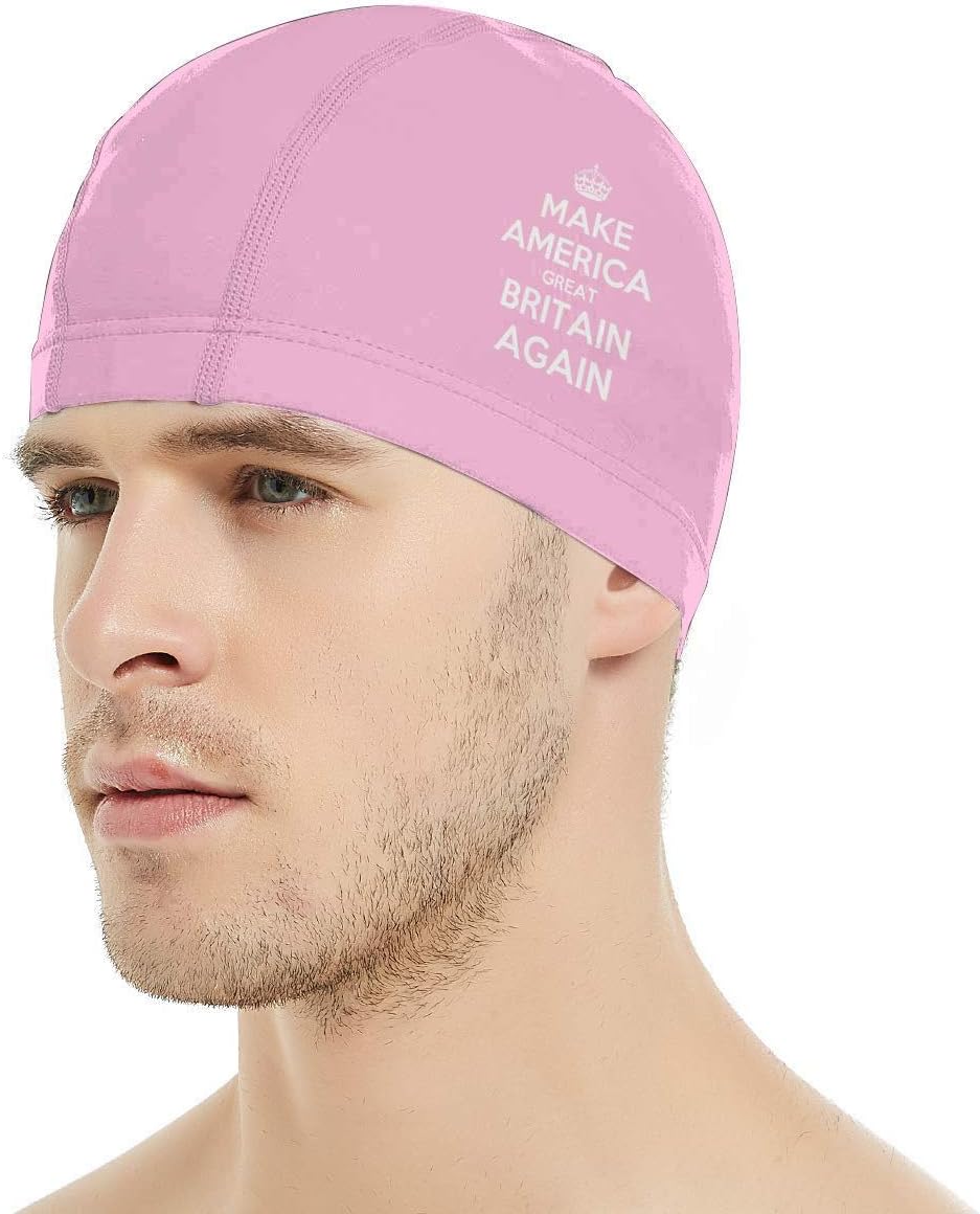 Dunpaiaa Make America Great Britain Again Swim Cap, 3D