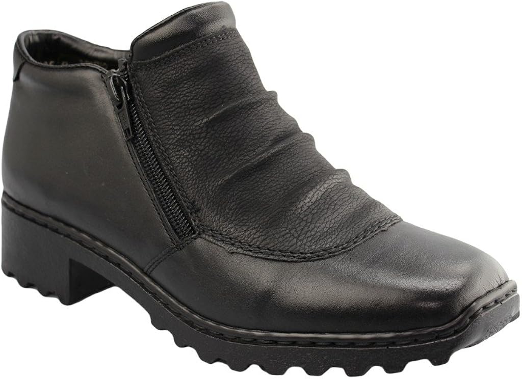 Amazon.com: Rieker Women Ankle Boots Black, (Schwarz/Schwarz/schw) 40692-01: Shoes