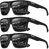 DioKiw Polarized Sunglasses for Men Sporty Style Driving Travel Sun Glasses Lightweight Square Frame UV Protection Goggles